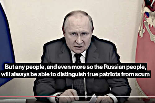 Putin ci Ha Detto che in Russia Putin è in Difficoltà